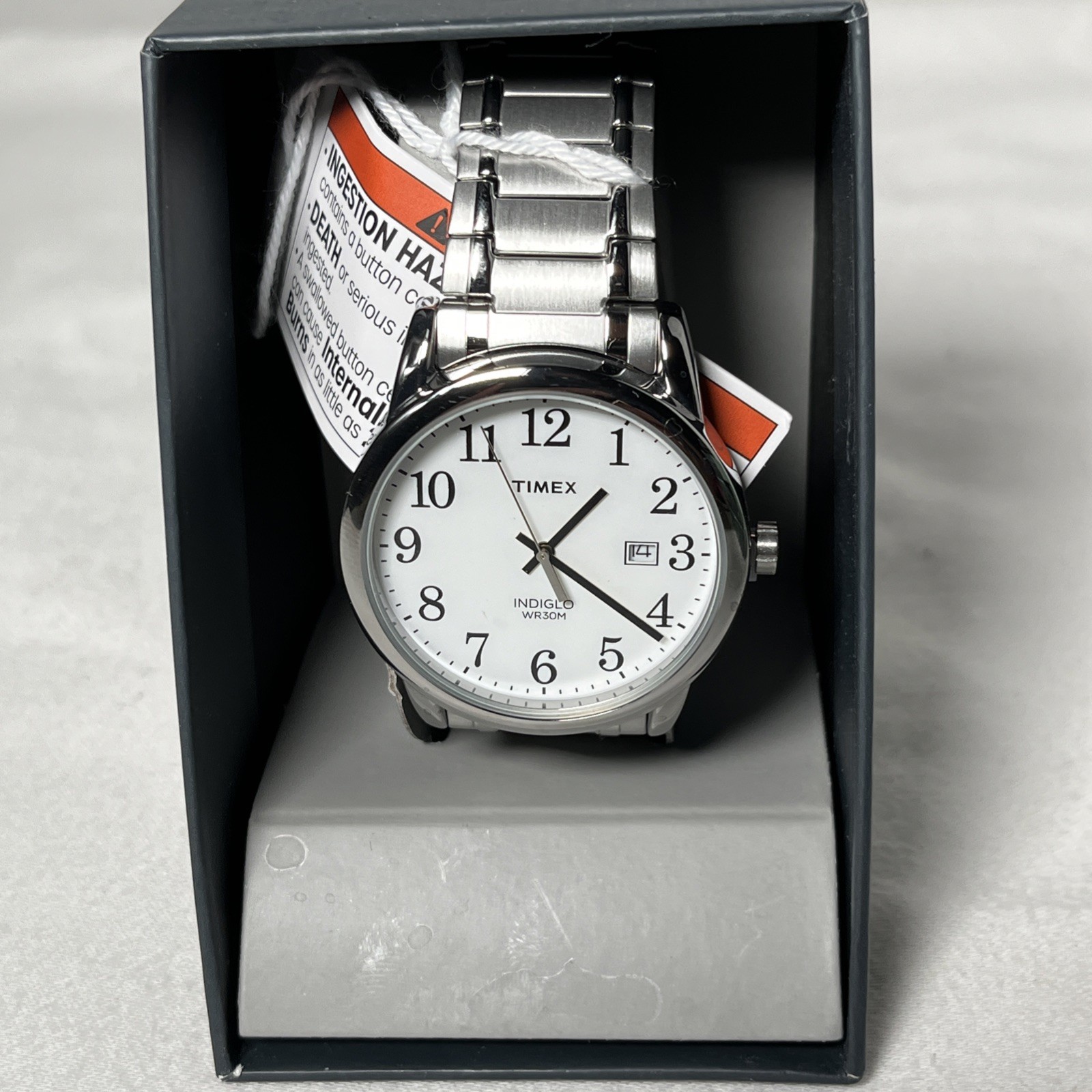 Timex Men’s Watch TW2P81300 Easy Reader Date 38mm Expansion Band New