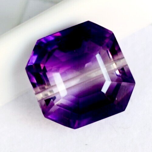 Certified Loose Gemstone 9.50 Ct Natural Beautiful Amethyst Radiant Shape