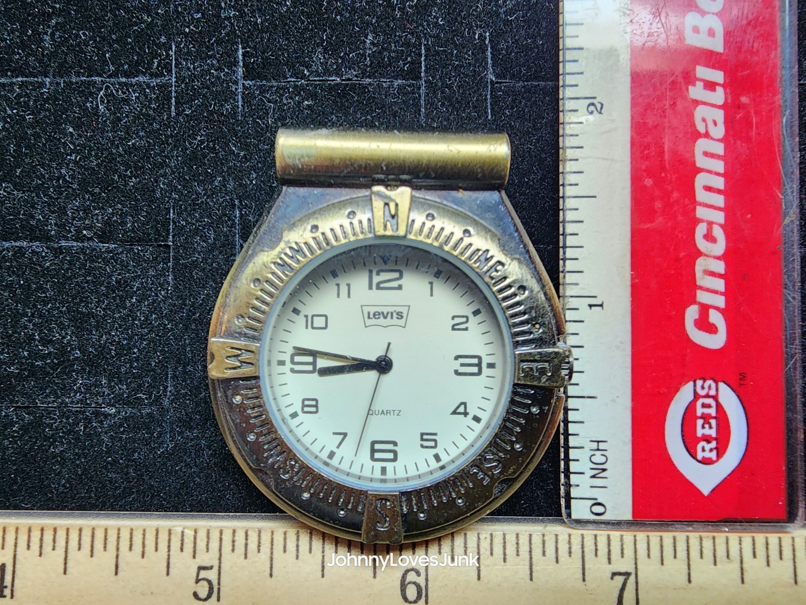 Vintage Levi’s Jeans Advertising Pocket Watch Untested Parts/Repair Only