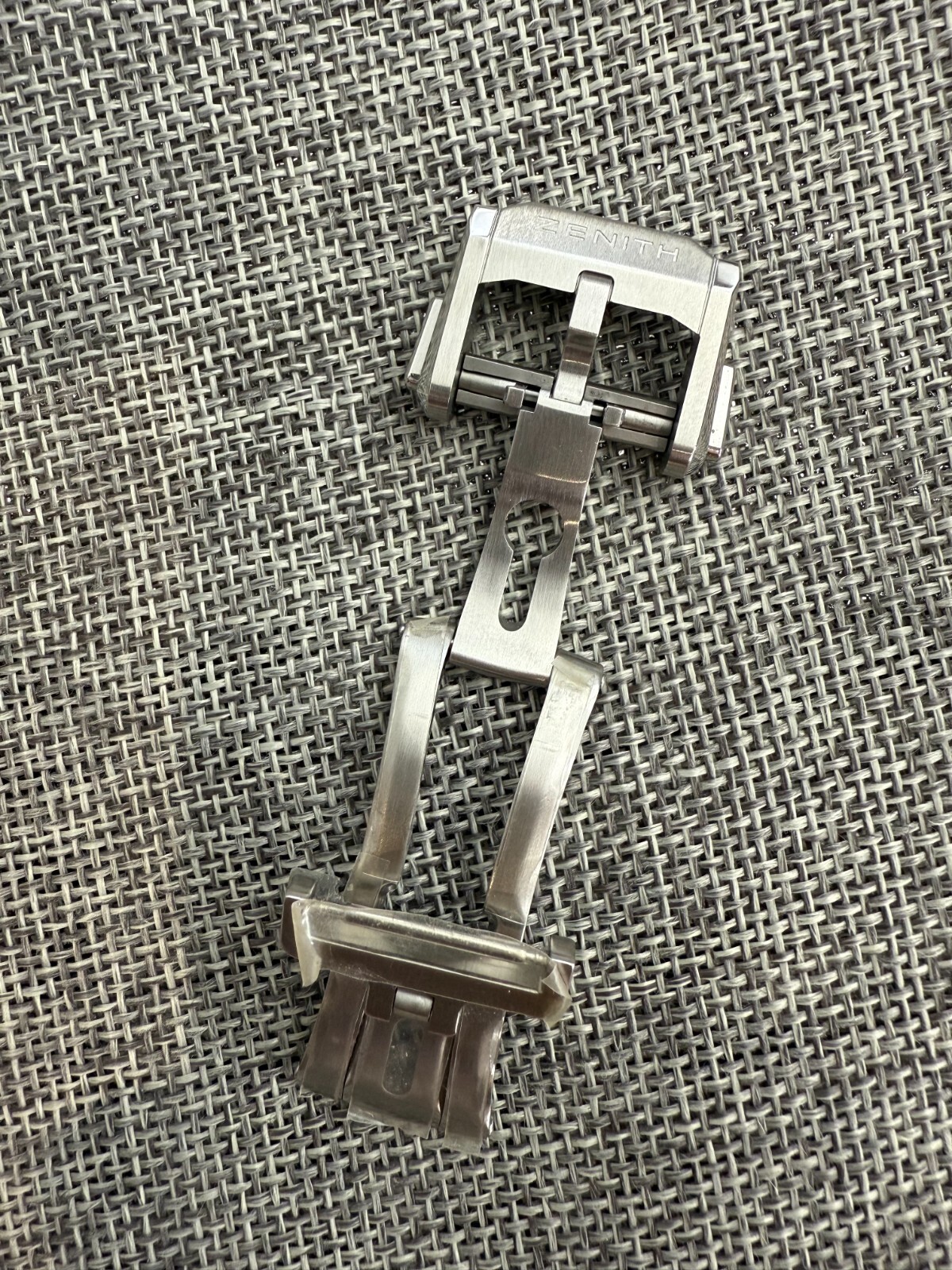 Genuine Zenith defy 18mm for rubber/leather strap Deployment Clasp-