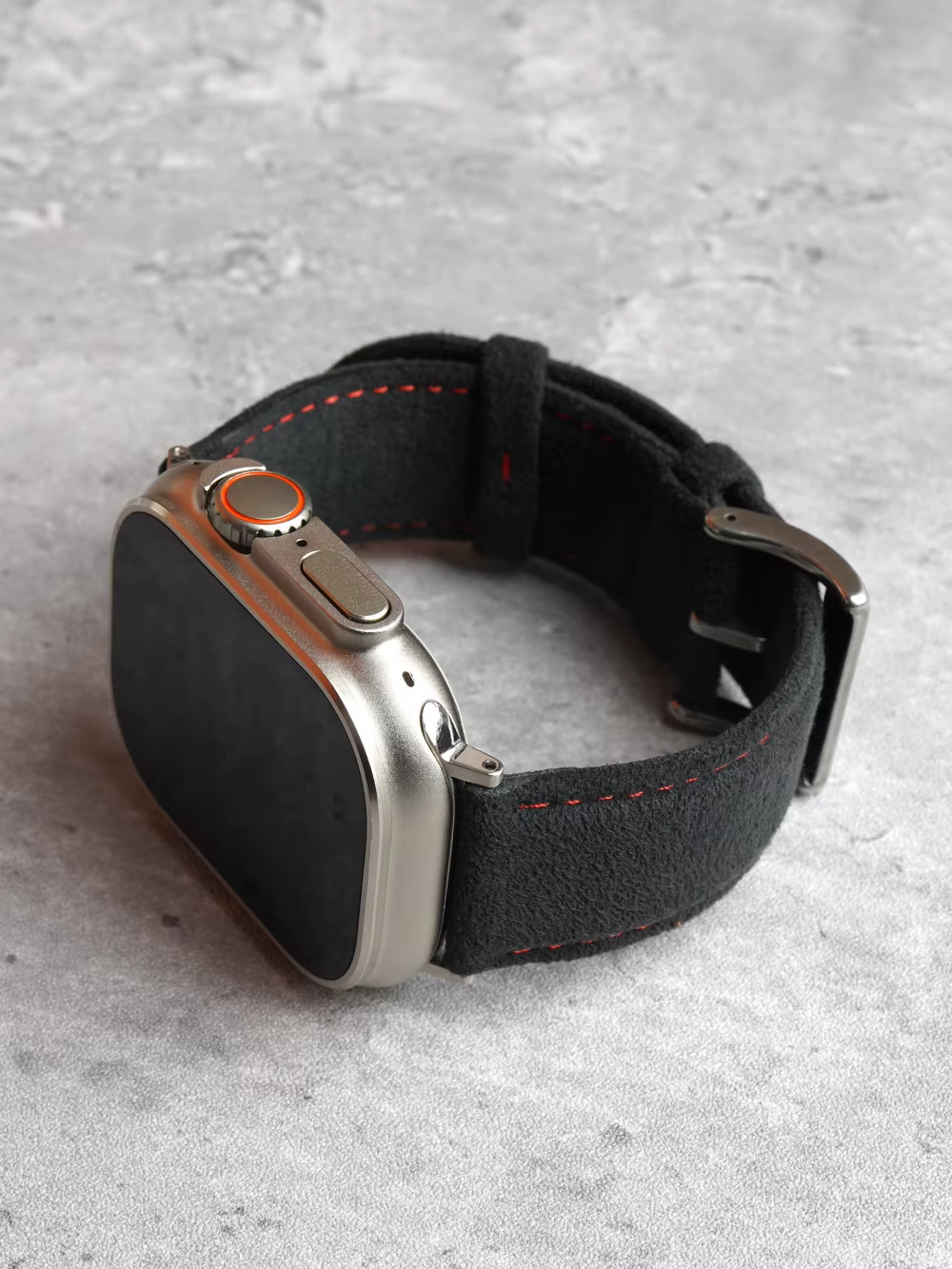 Alcantara Apple Watch Strap Suede Leather for Ultra 2 Band 46mm 45mm 44mm