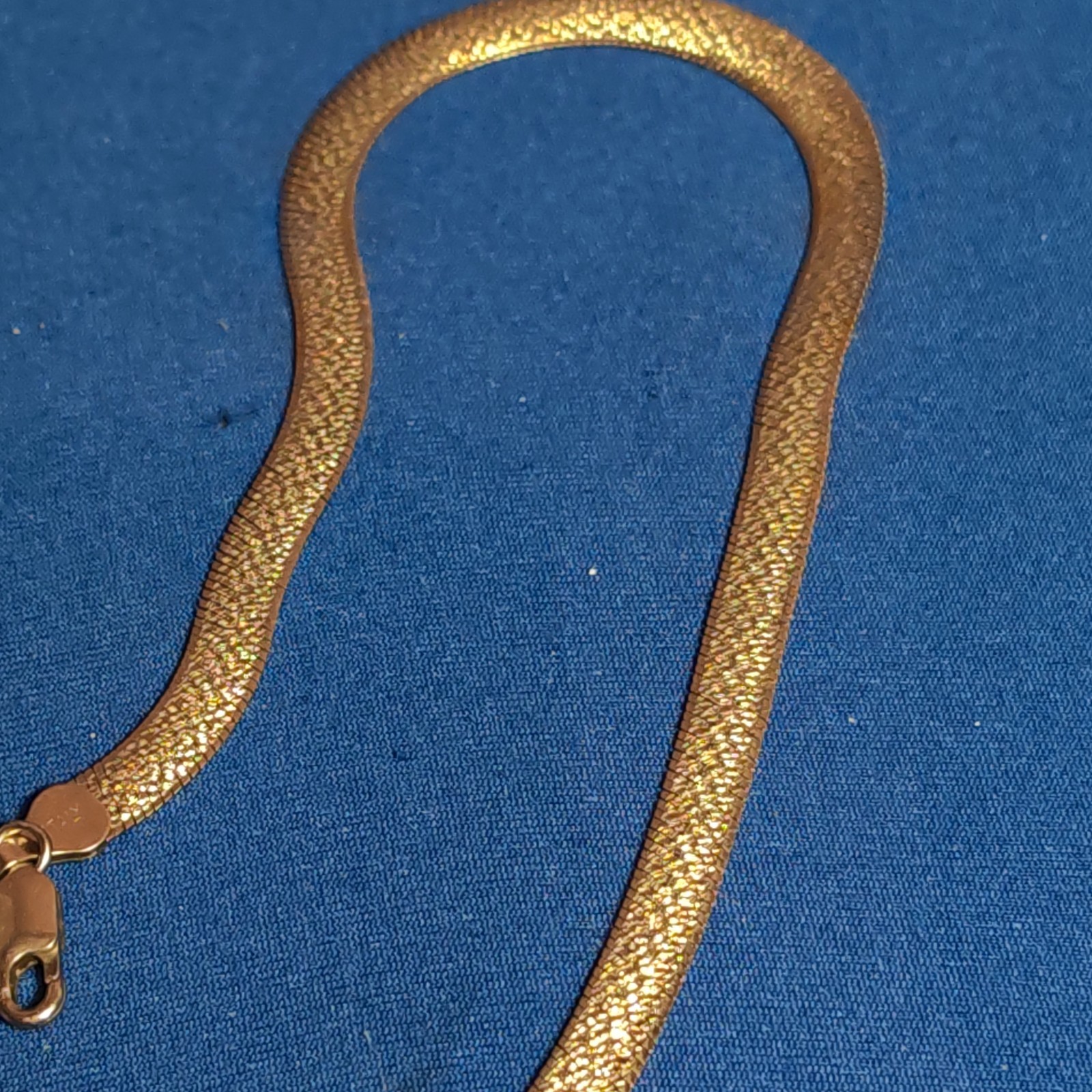 Solid 925 Sterling Silver Herringbone Chain Milor 20″ 51cm 6mm 14.2g