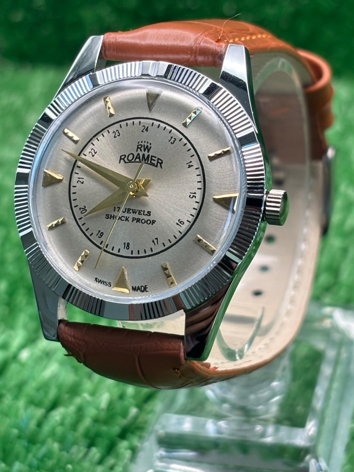 Rare Vintage Roamer ST96 Mechanical Men’s Wrist Watch – Mint