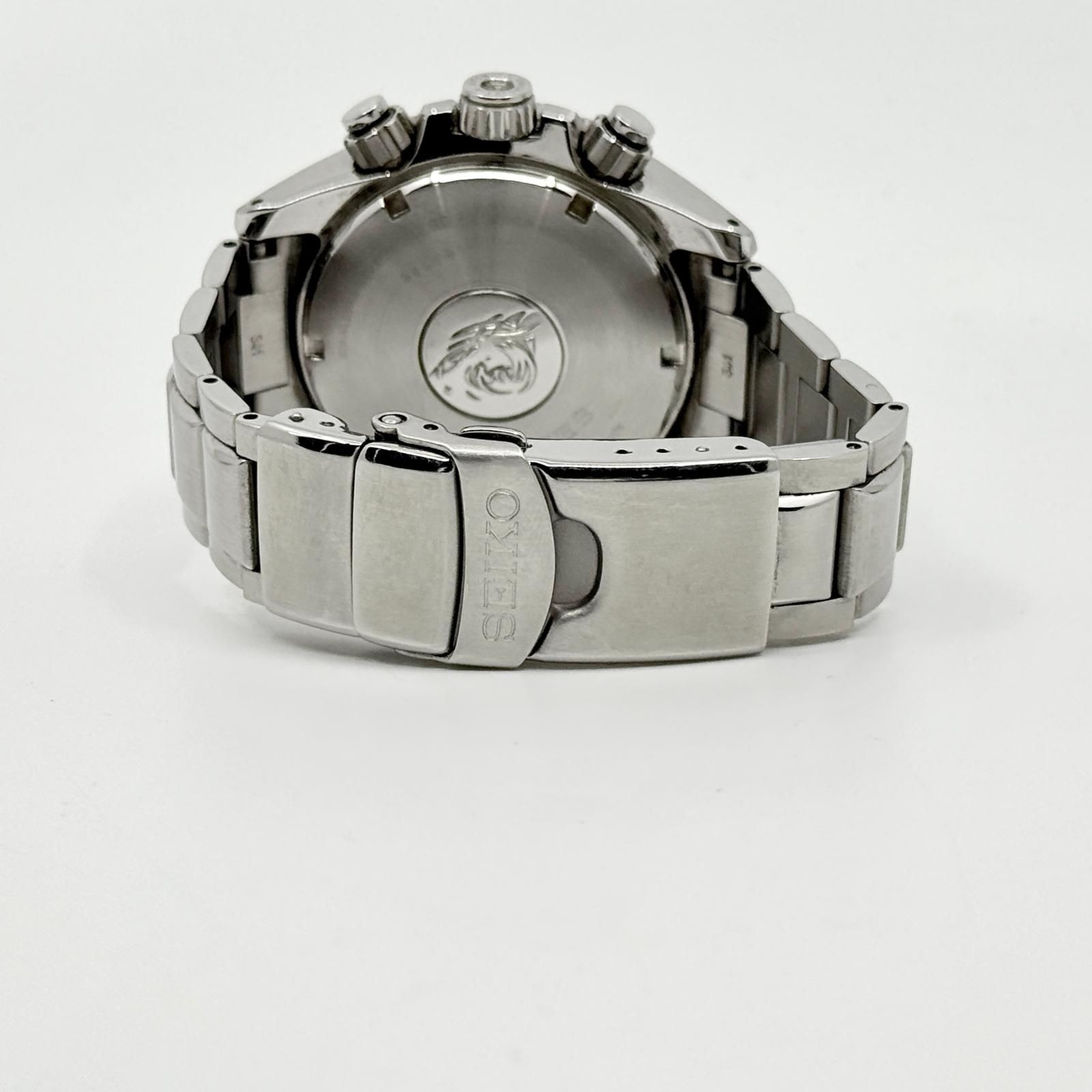 Seiko Brightz Ananta Chronograph 8R39-00A0 SAEK013 Black AT Men’s Watch Working
