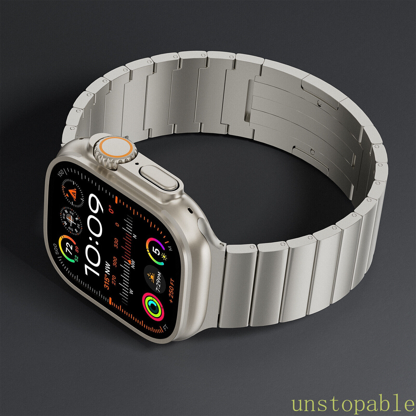 100% Pure Titanium (Not alloy) iWatch Band Strap For Apple Watch 4 5 6 SE 2 44mm