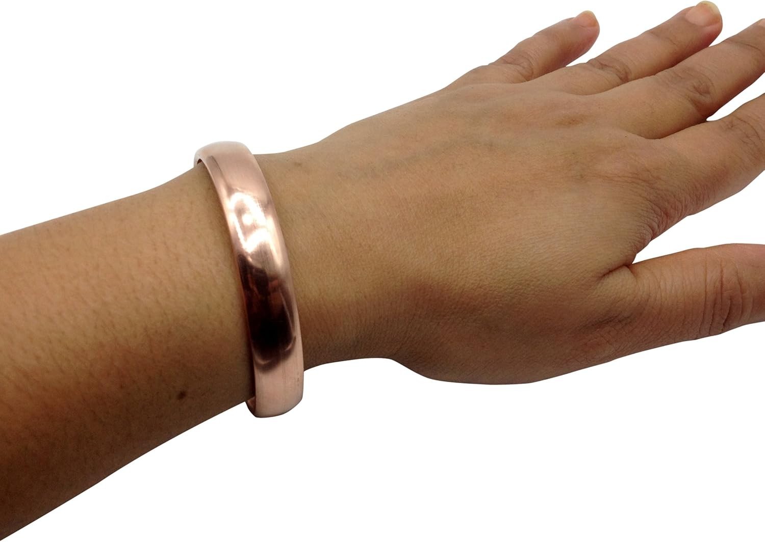 Hand Forged Copper Bracelet Thick Sturdy High Gauge Pure Copper