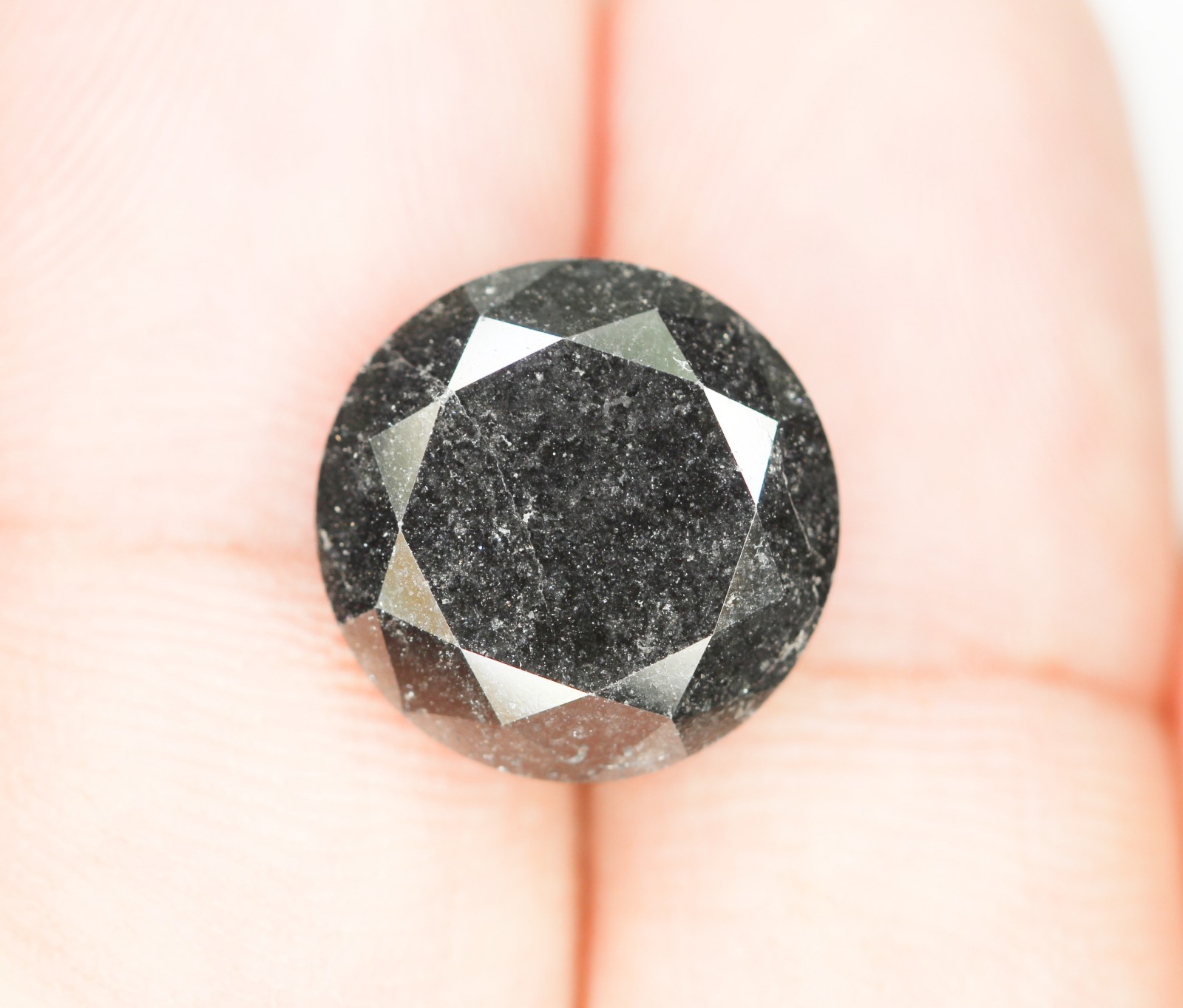 13.43 CT 14.2 MM Natural Loose Round Brilliant Cut Diamond For Ring