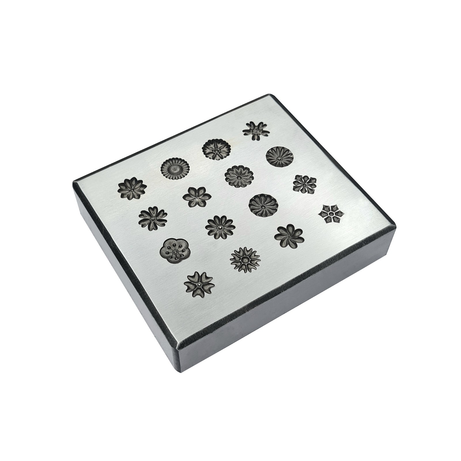 16 Impression Snowflake Shot Plate – Silversmith Tools- Jewelry Making Die
