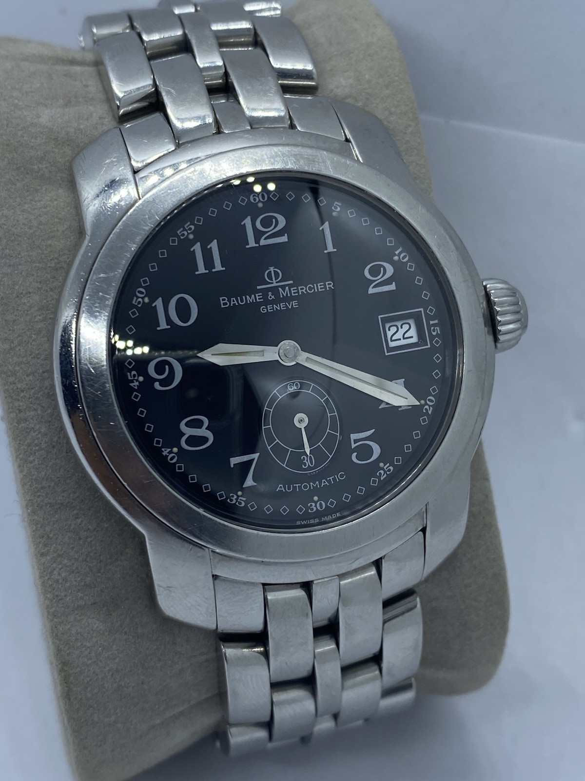 Baume & Mercier Capeland MV045221 38mm Automatic Men Watch Small Secod READ