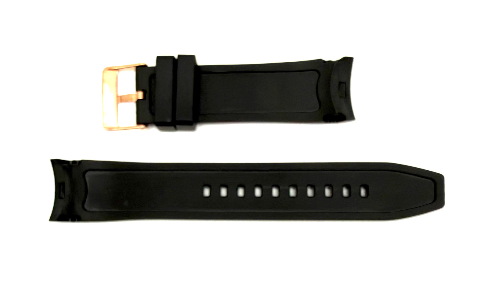 Invicta Pro diver 13731 Black Polyurethane/Rose Gold Buckle 24mm Watch Band