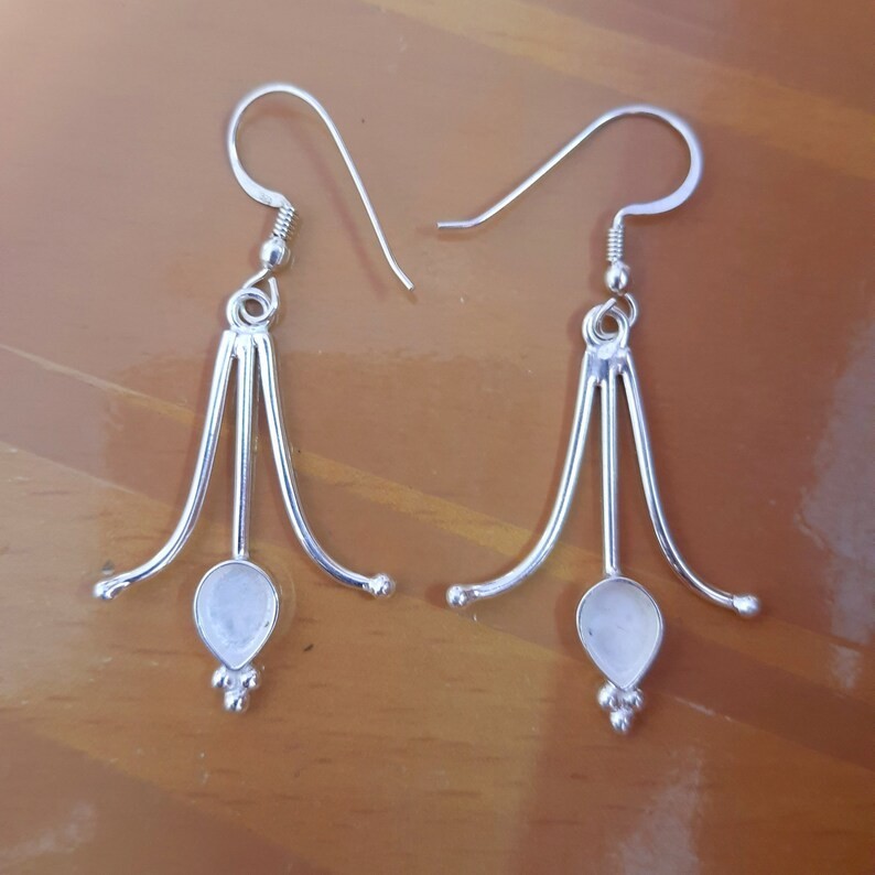 925 Sterling Silver Blank Earrings DIY Cabochon Resin Collet Jewelry Setting