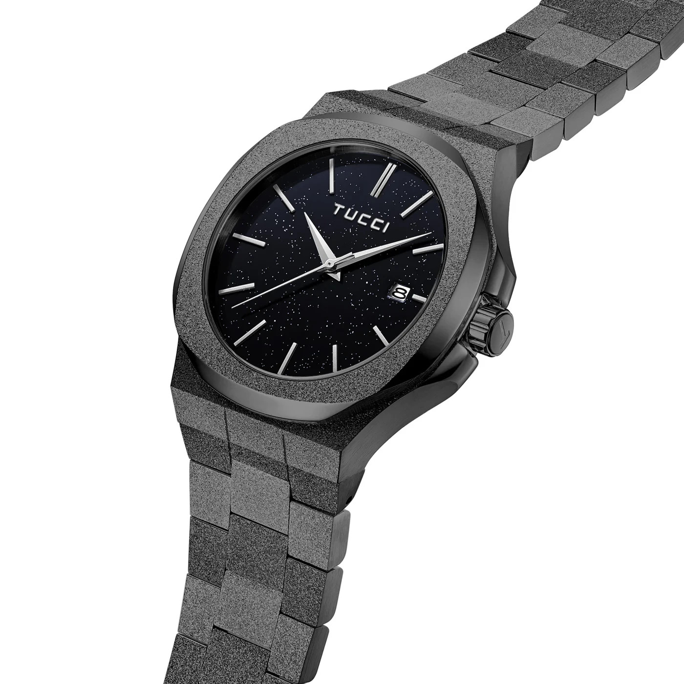 TUCCI Italy LUSSUOSO Stainless Steel Quartz Unisex Watch – Miyota Movement 5 ATM