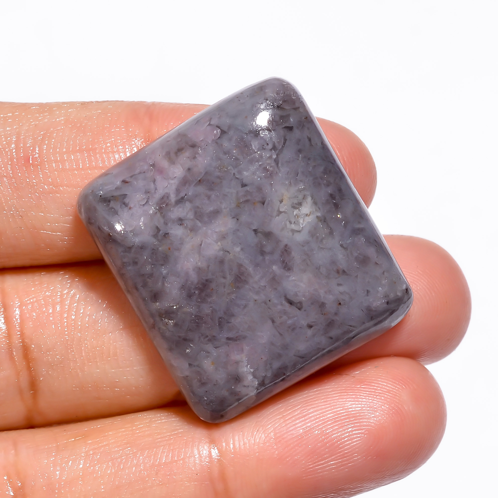 Natural Ruby Kyanite Radiant Cabochon Loose Gemstone 56.5 Ct. 27X24X7 mm GC-9385