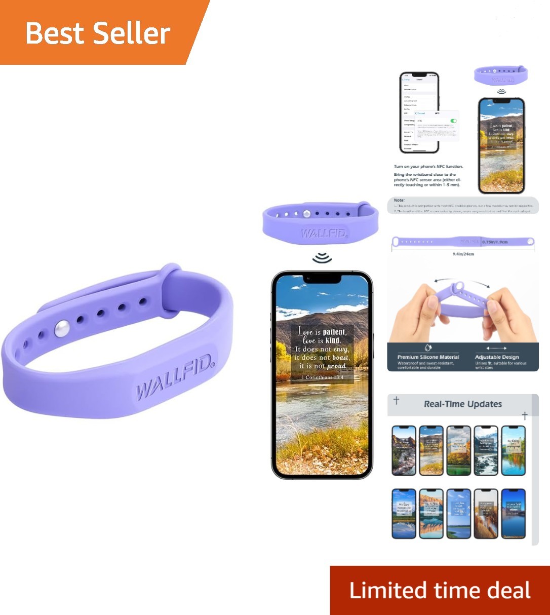 Perfect Gift – Adjustable Daily Bible Verse Bracelet for Inspirational Living