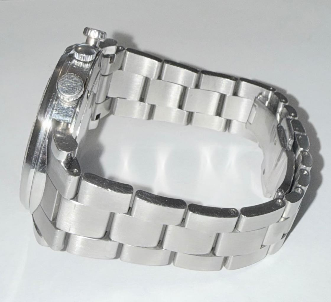 GUCCI MENS 101M CHRONOSCOPE LAB GROWN DIAMOND WATCH (PARTS/REPAIR)