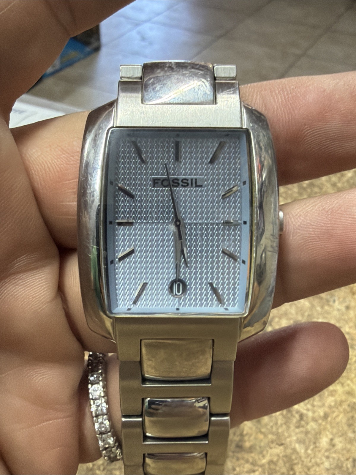Fossil Arkitekt FS-4074 50M/165ft Watch *NEEDS BATTERY*