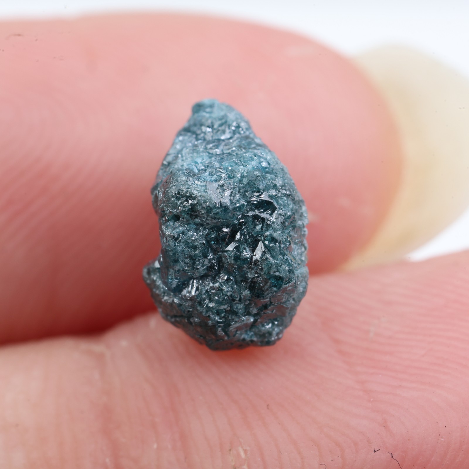 2.15Ct Natural Rough Blue Diamond l Earth Mined Loose Stone For Use Fine Jewelry