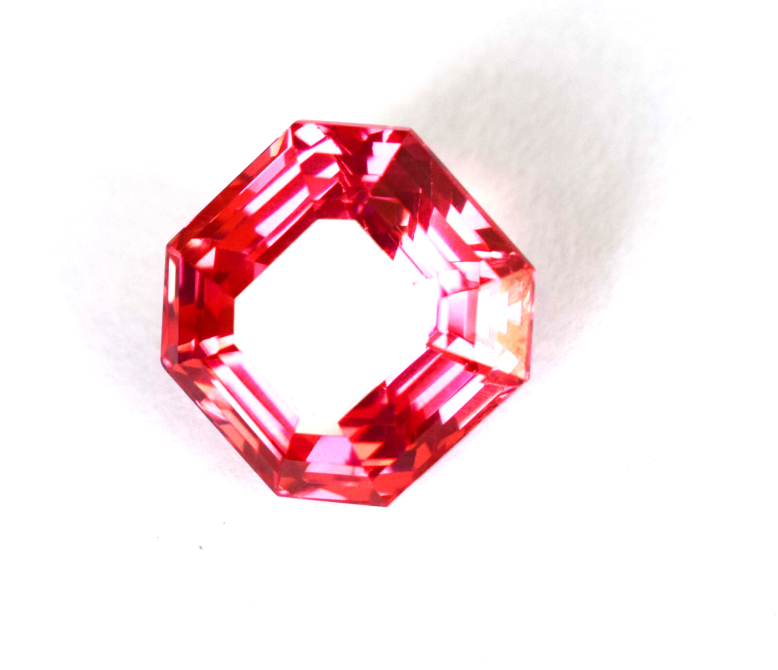 Captivating Beauty Of 10-12 CT Natural Radiant Cut Pink Padparadscha Sapphire