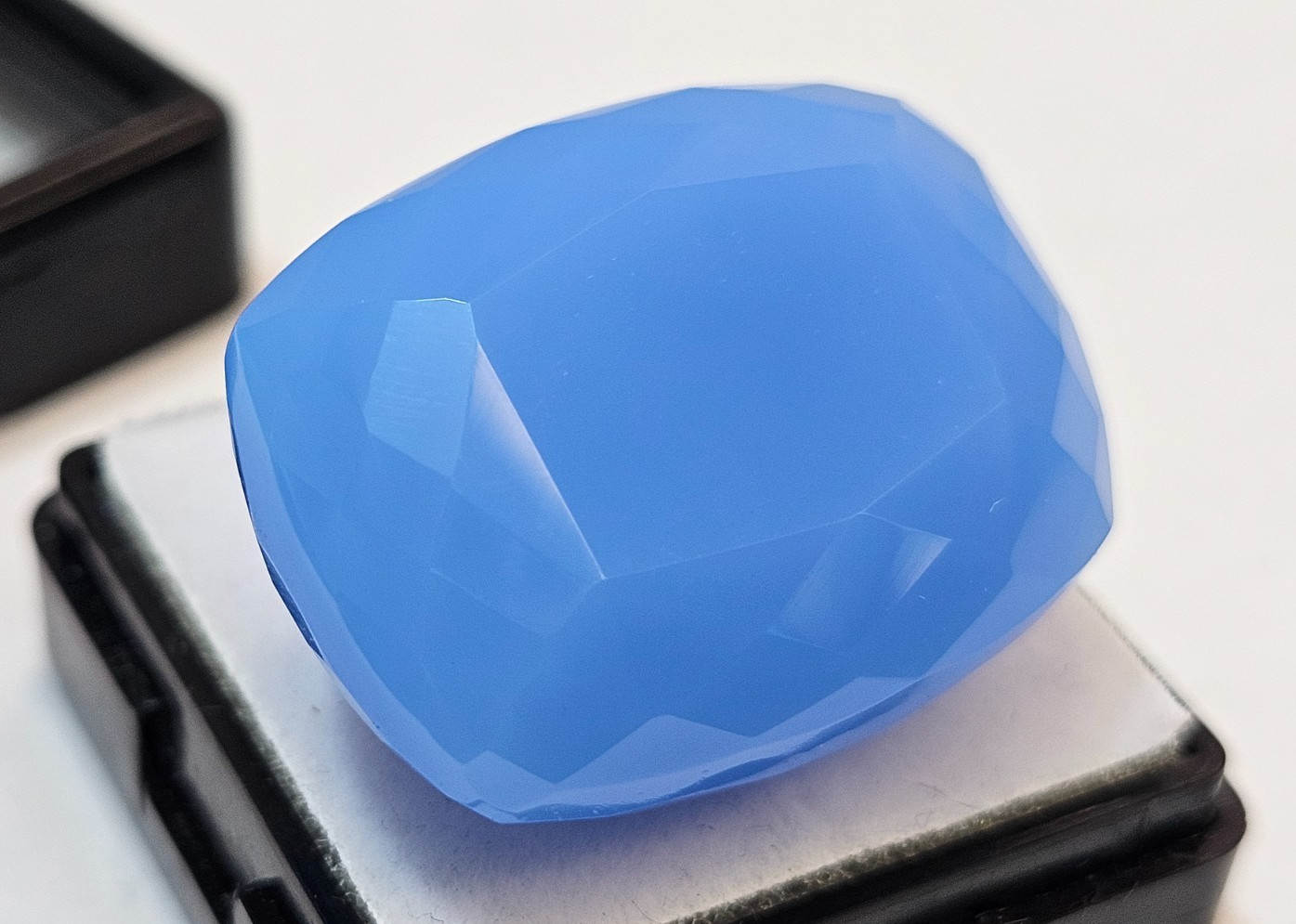 Cornflower Blue Colour Welo Opal 50+Ct Natural Cushion Cut Loose Gemstone