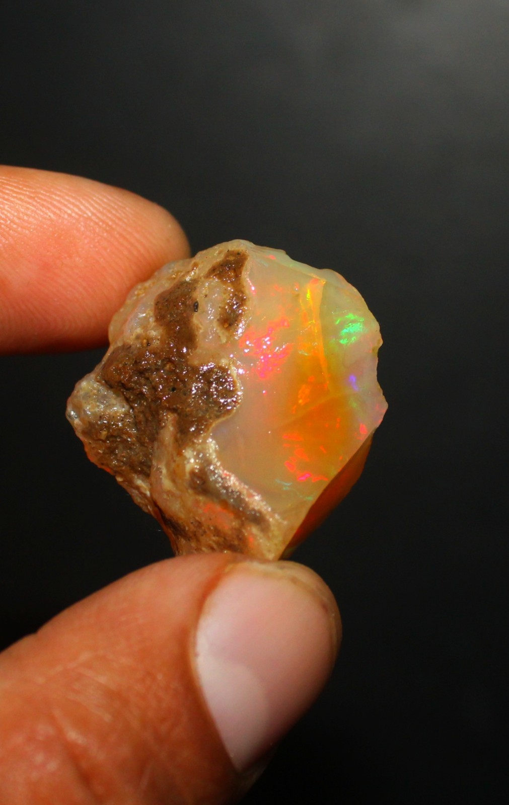 Opal Rough, large Ethiopian Welo Opal, natural opal Loose fire opal raw 53.15 Ct