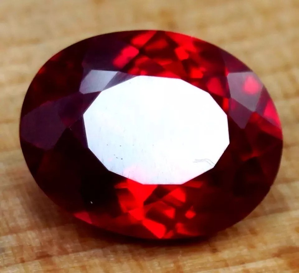 3.5 Ct+ Natural Myanmar Red Painite Oval Cut Loose Unheated Gemstone