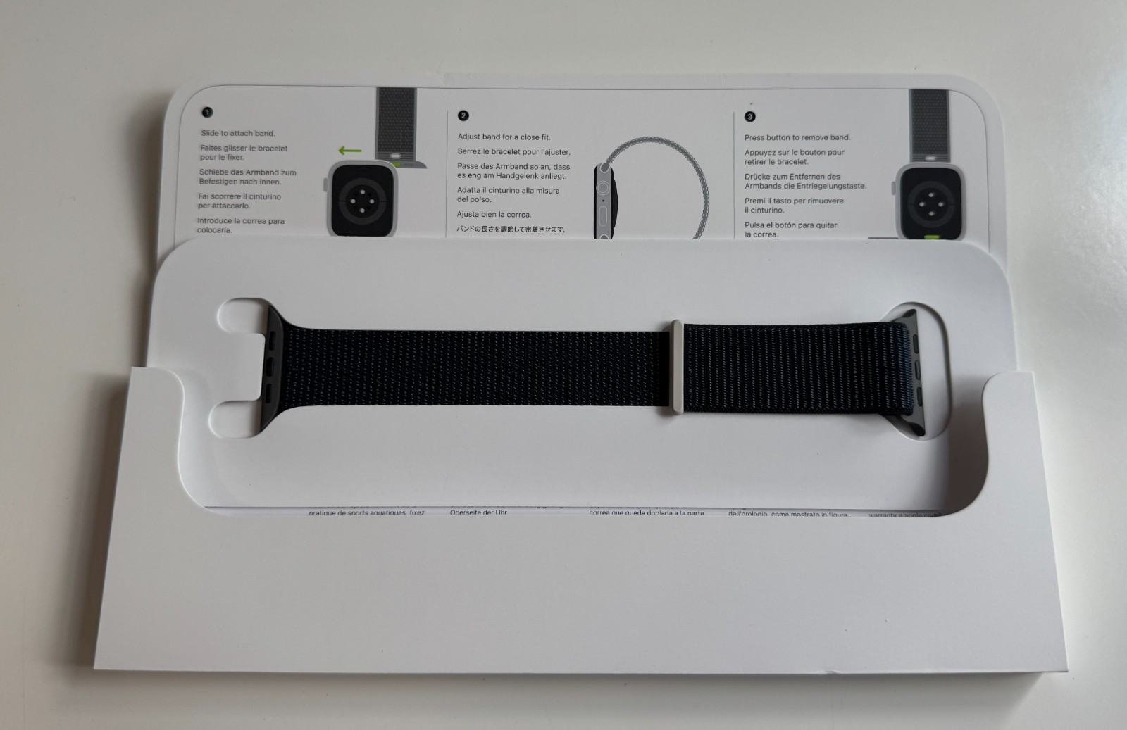 NEW! Genuine Apple Brand Midnight Sport Loop Band Fit Watch Sizes 44 45 46 49mm