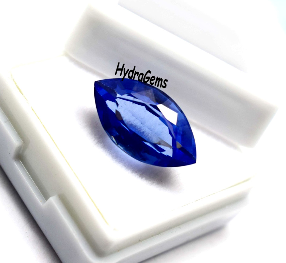 Madagascar Sapphire Gemstone 9.65 Ct Apx. Certified Marquise Blue Loose Gemstone