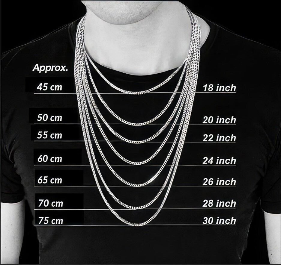 8.5MM Heavy Real 925 Sterling Silver Rectangle Link Chain Necklace Men Punk 24″