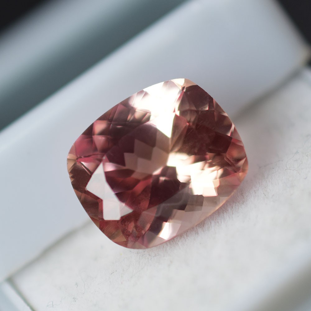 Natural Peach Sapphire Cushion Cut 6.65 Ct CERTIFIED Stunning Loose Gemstone