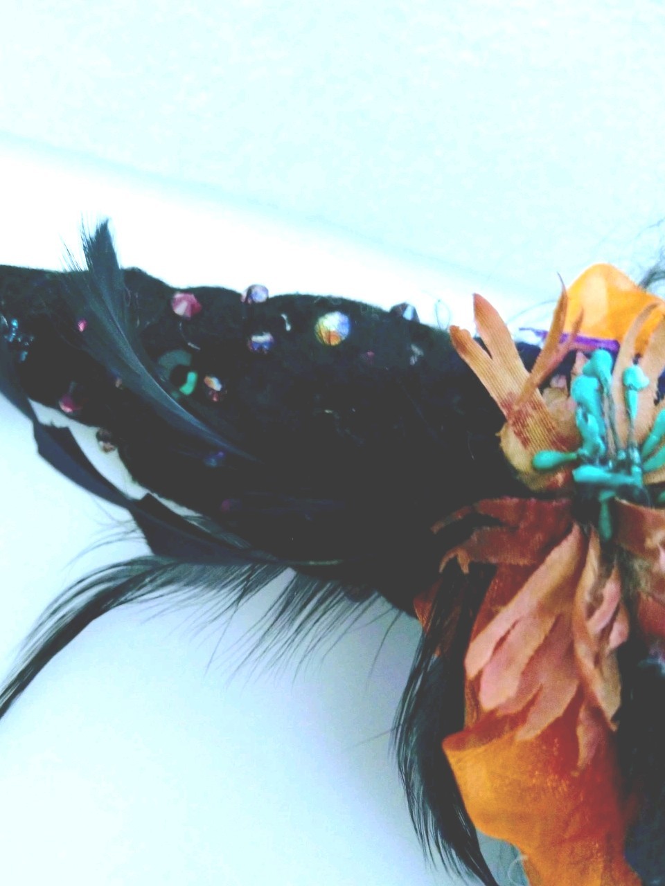 Halloween Witch Brooch Fashion Jewelry 5″ Cloth Handmade 5″ Inch New