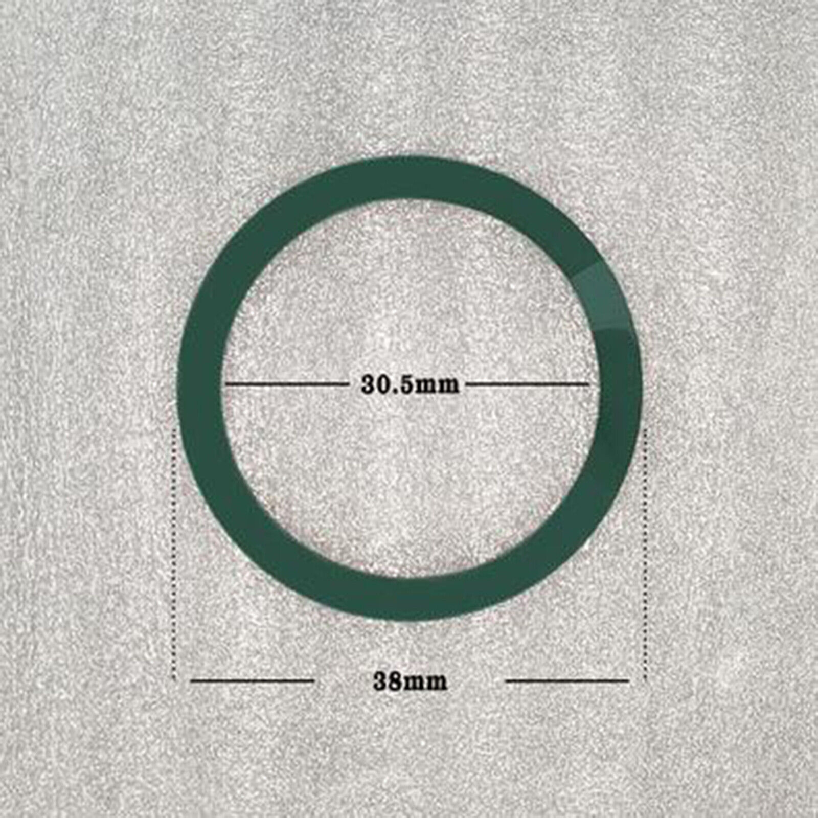 No Character Ceramic Bezel Ring Insert SUB 38mm 30.5mm Dia. for 40mm Watch Case