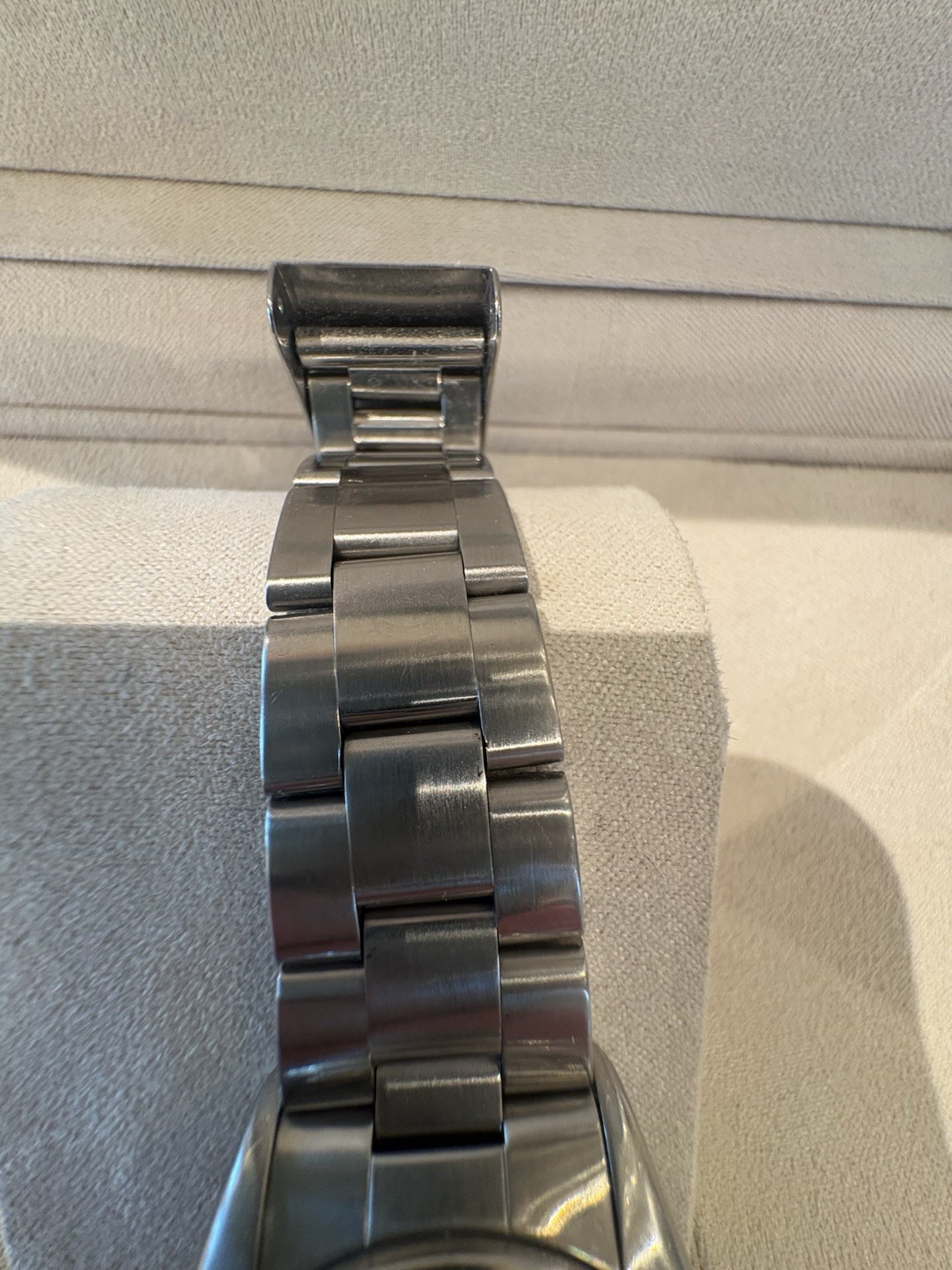 Rolex Air-King Oyster Perpetual Stainless Steel Rare Blue Arabic 14000