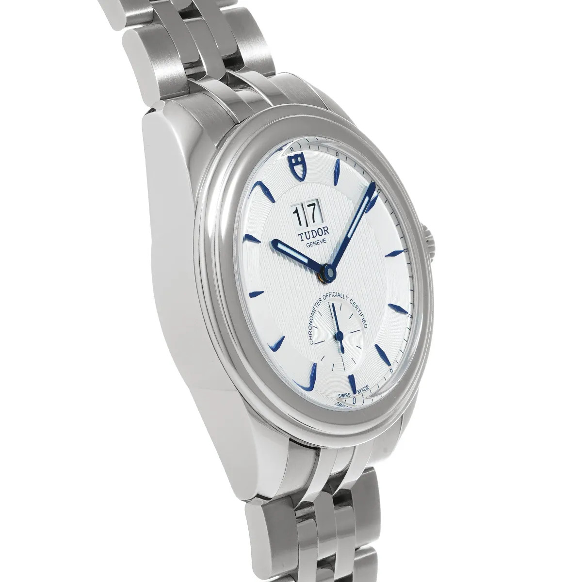 Tudor Glamour Double Date 57100 ( 57100) 42mm Silver #WW7267