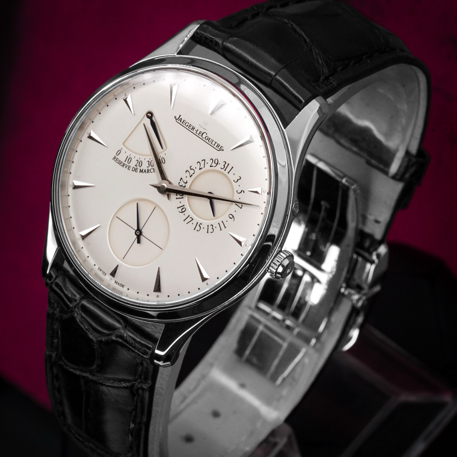 20Jaeger-LeCoultre Master Ultra Thin Reserve De Marche 39mm Q1378420 B + P
