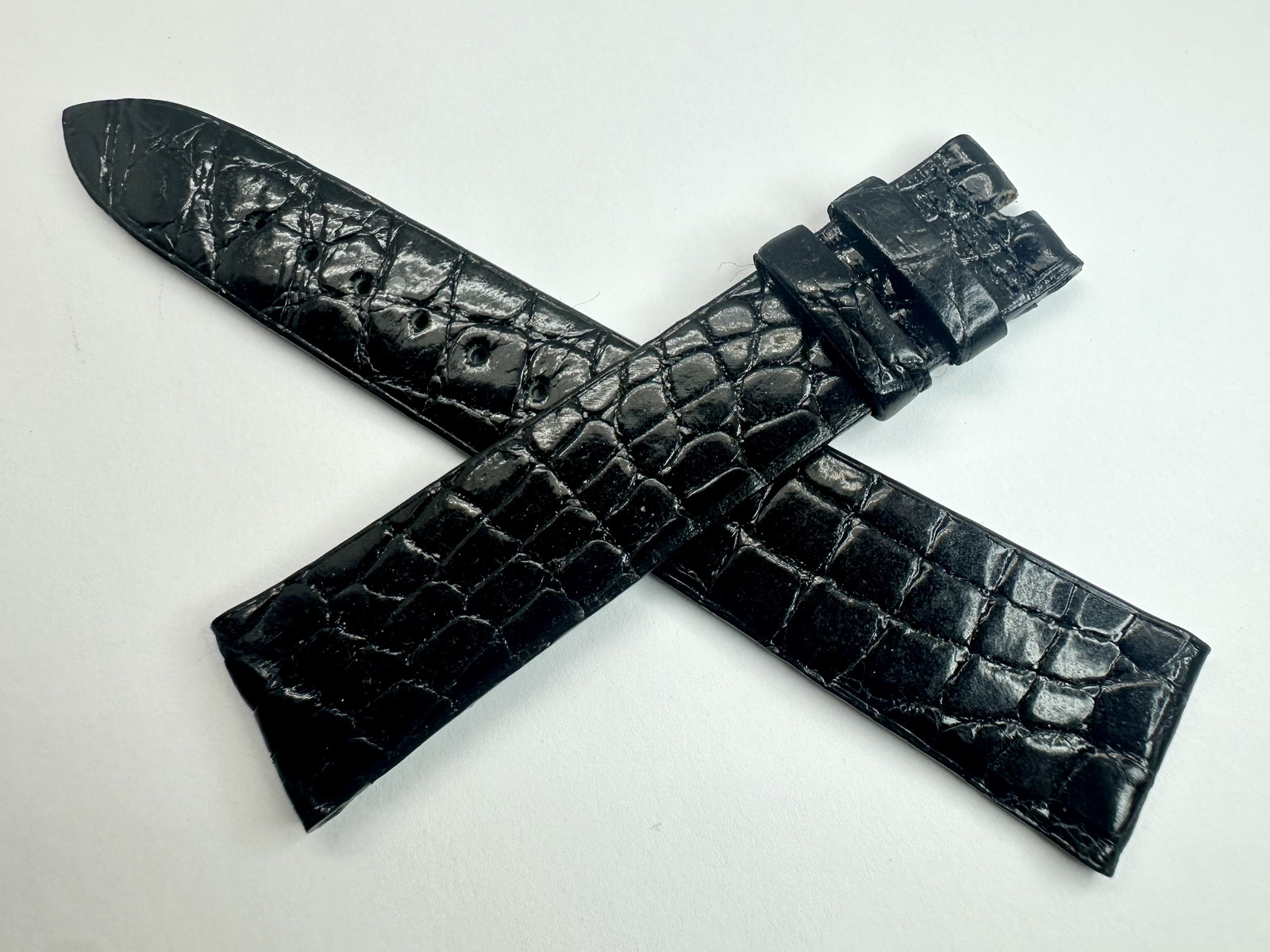 OEM Genuine Corum Genuine Crocodile 18mm x 16mm Watch Band Strap