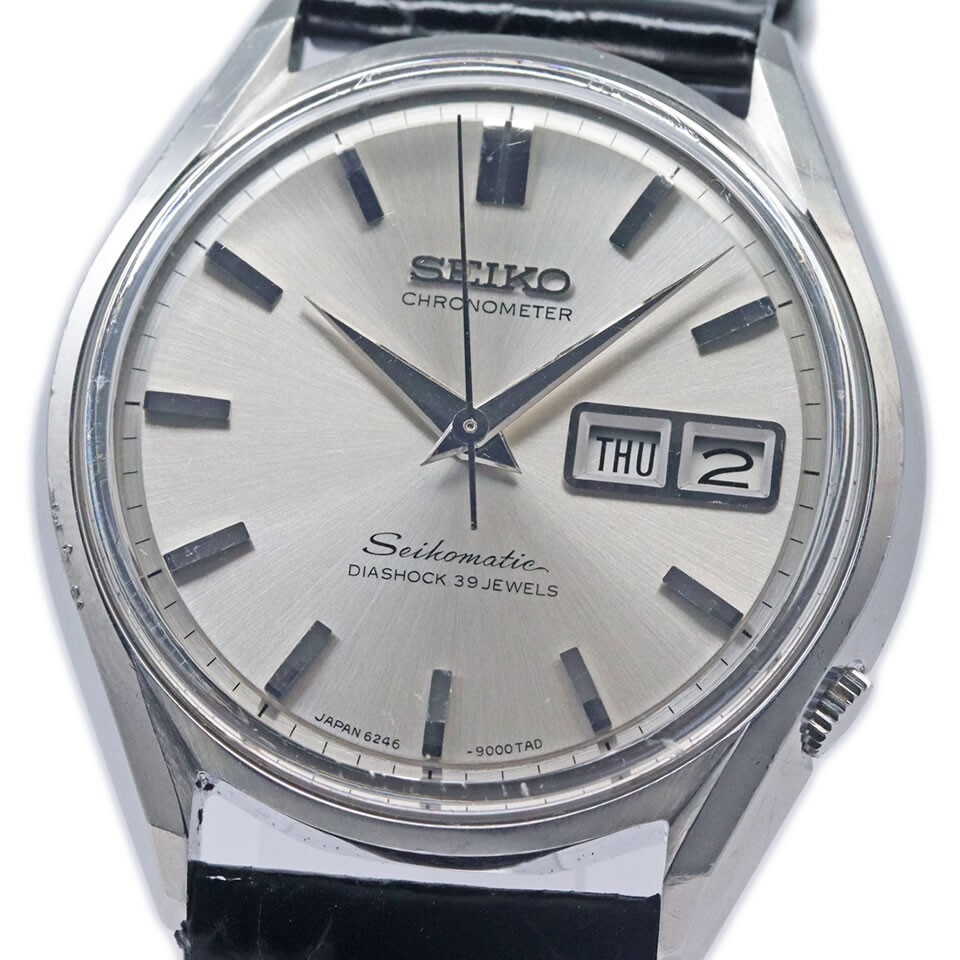 SEIKO SEIKOMATIC CHRONOMETER 6246-9000 1966 Silver Dial Automatic Men’s Watch