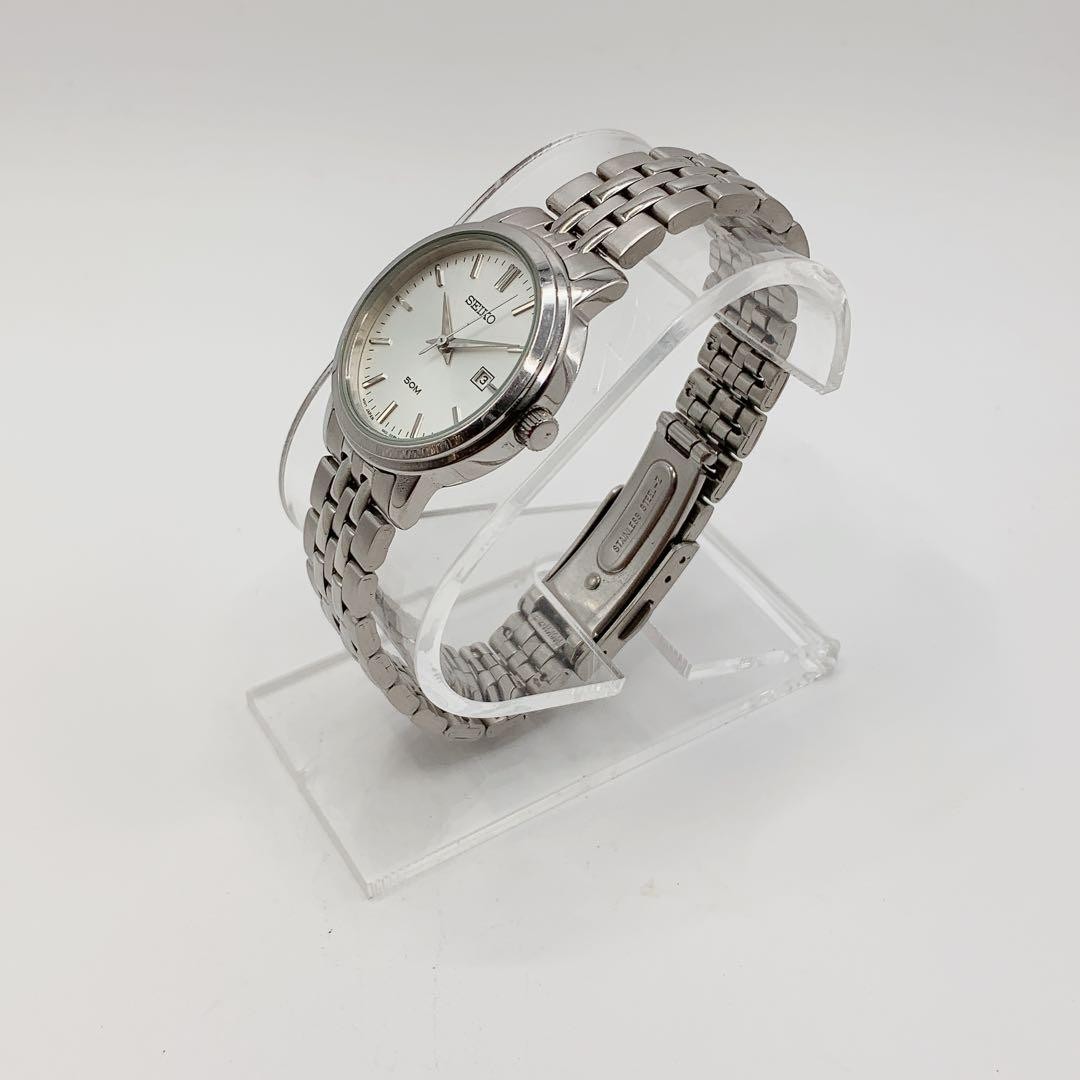 SEIKO 6N22-00F0 Quartz Stainless Steel White Dial Women’s Watch