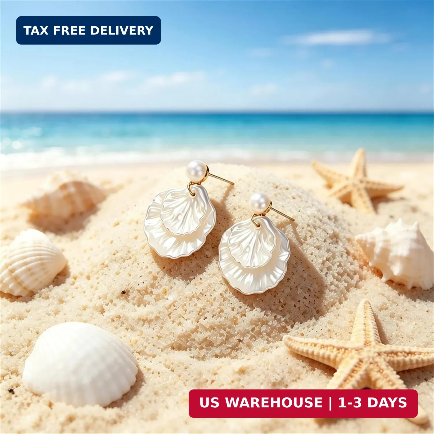 SmileBelle Pearl Earrings for Women, Pearl Jewelry for Women as Gifts | Pearl Da