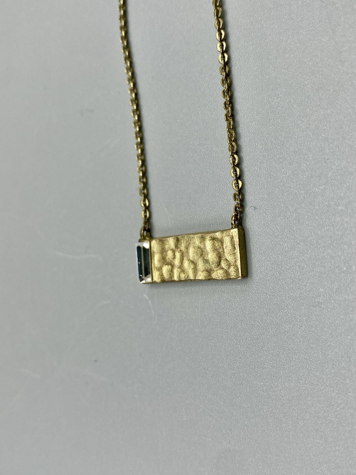 Silpada KR Crossbar Swarovski Crystal Brass Necklace 15″ With A 2″ Extender