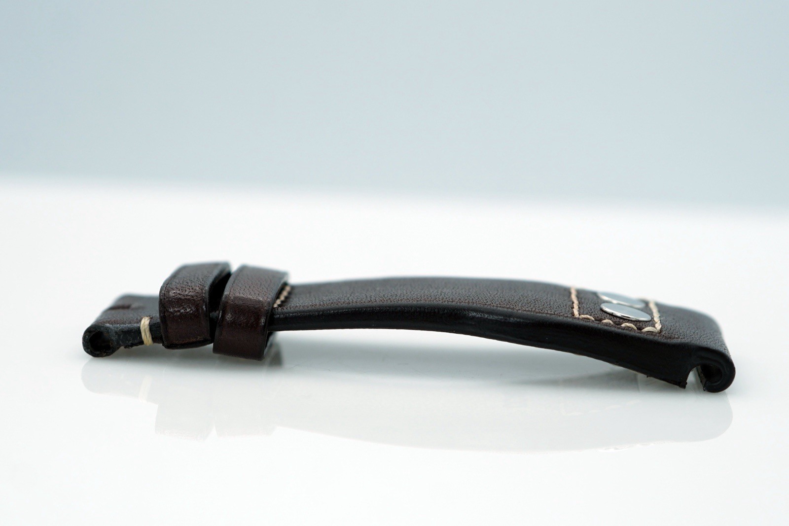 Authentic IWC Big Pilot Santoni 22mm x 18mm Brown Calf Leather Watch Strap OEM
