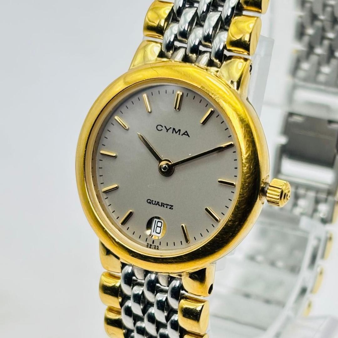 CYMA 02-0040-005 Date Quartz Womens Watch Wrist 16cm/6.3in