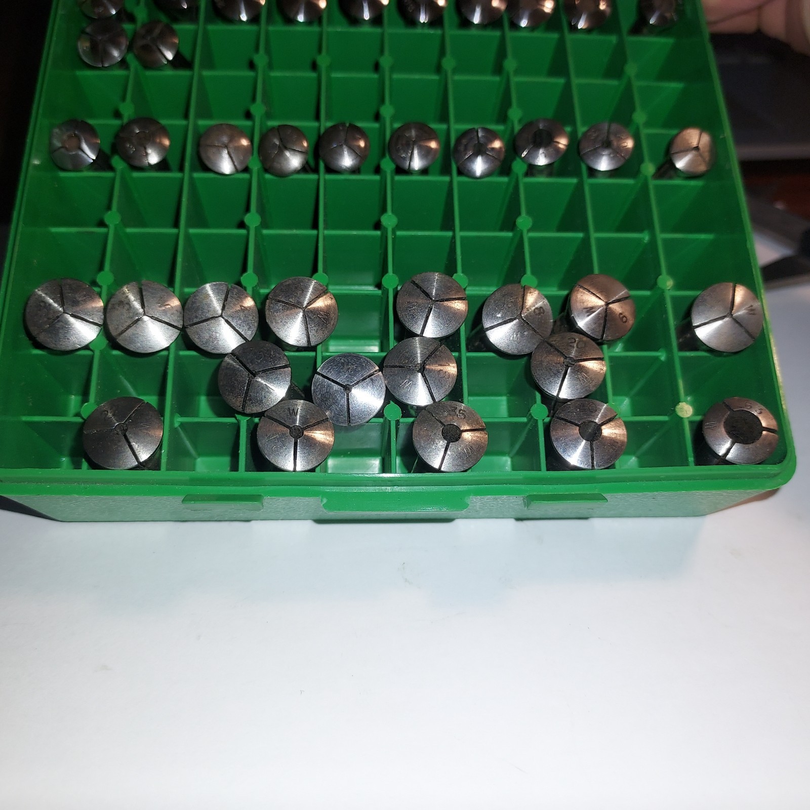 8mm WW watchmakers lathe Webster lathe collets E