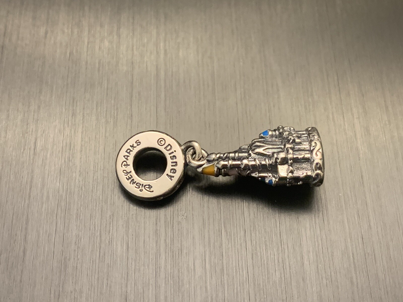 Genuine Pandora Walt Disney World 50th Anniversary Cinderella Parks Castle Charm