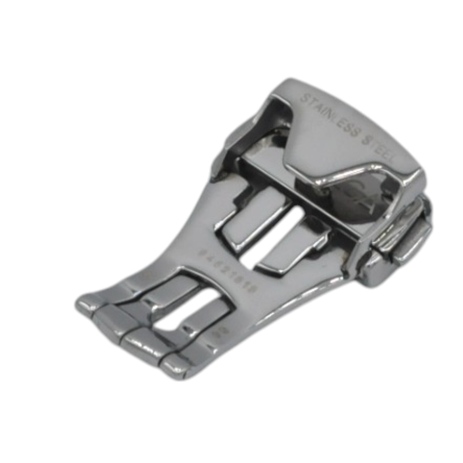 18mm Stainless Steel Silver Color Deployment Watch Clasp For Omega