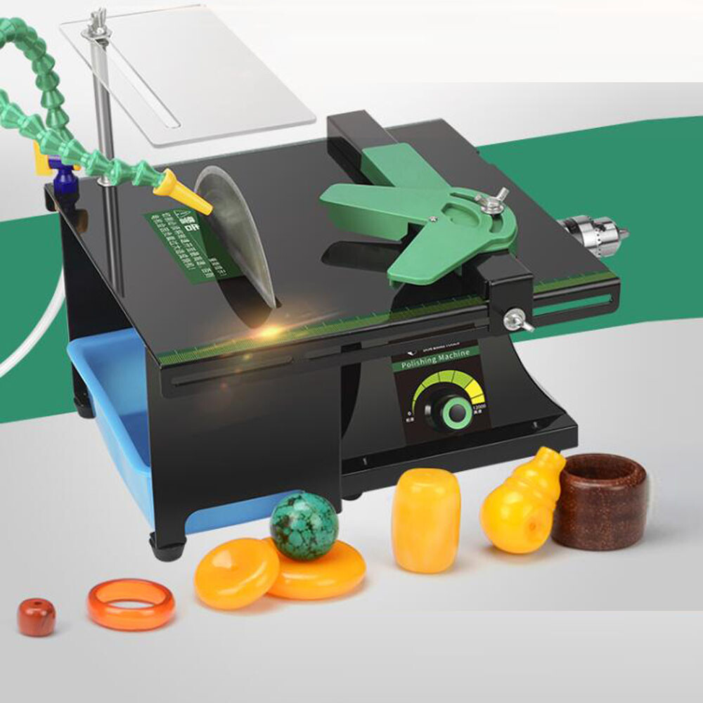1600W 220V Jewelry Water Using Polishing Machine Rock Polisher Bench Home Bench