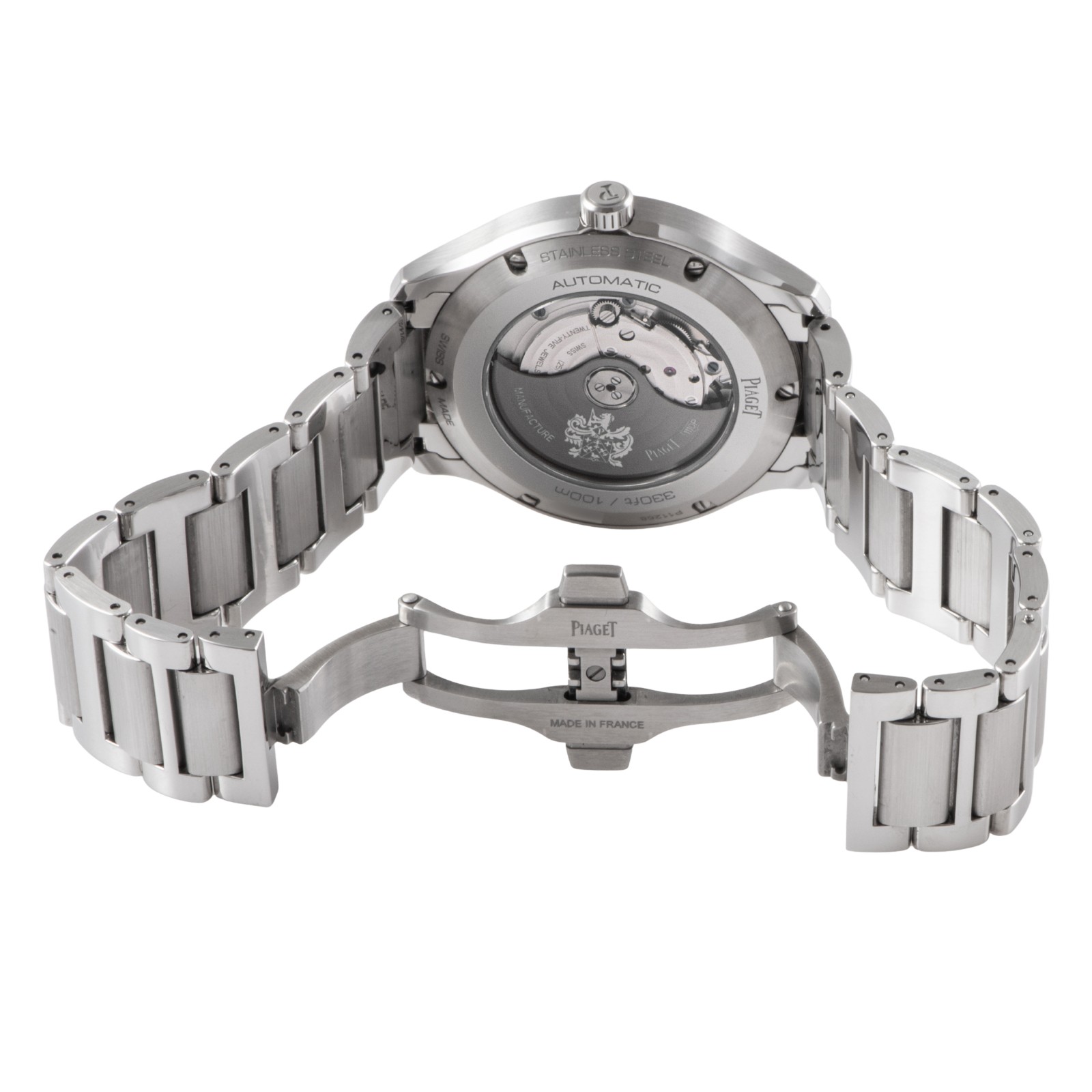 PIAGET Polo Date G0A41002 Stainless Steel Free Shipping with Box from JAPAN