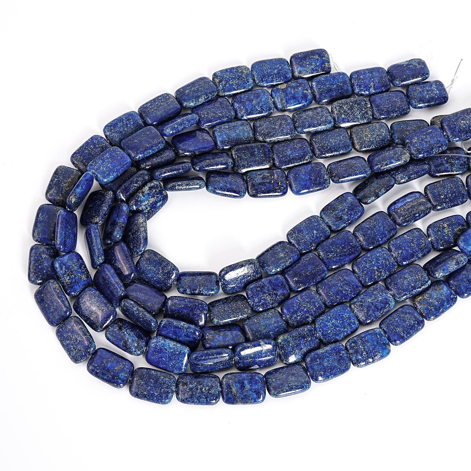 Blue Lapis Lazuli Beads Grade AAA Rectangle Loose Beads 8X10MM 10X14MM 13X18MM