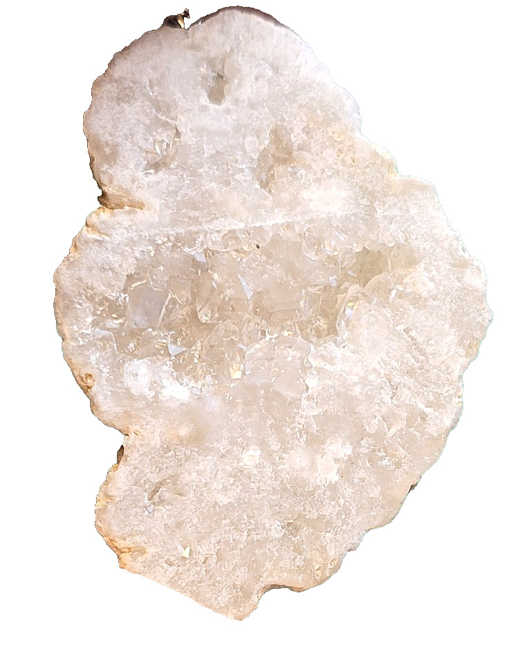Raw Amethyst Geode Pendant Set 2pc Sparkly Crystal Cluster Rough Gemstone Gift