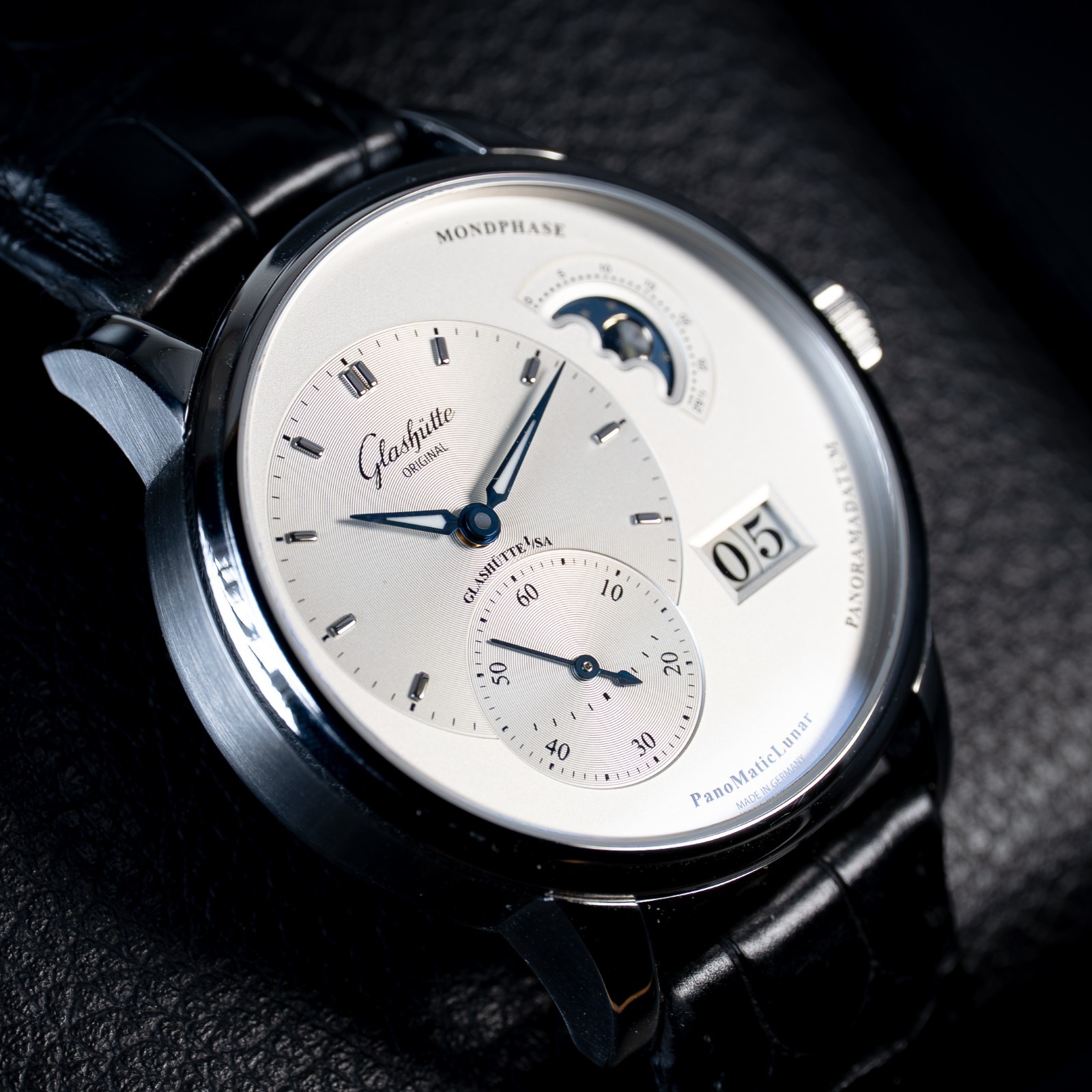 2024 Glashütte Original PanoMaticLunar 1-90-02-42-32-05 Full Set Box & Paper