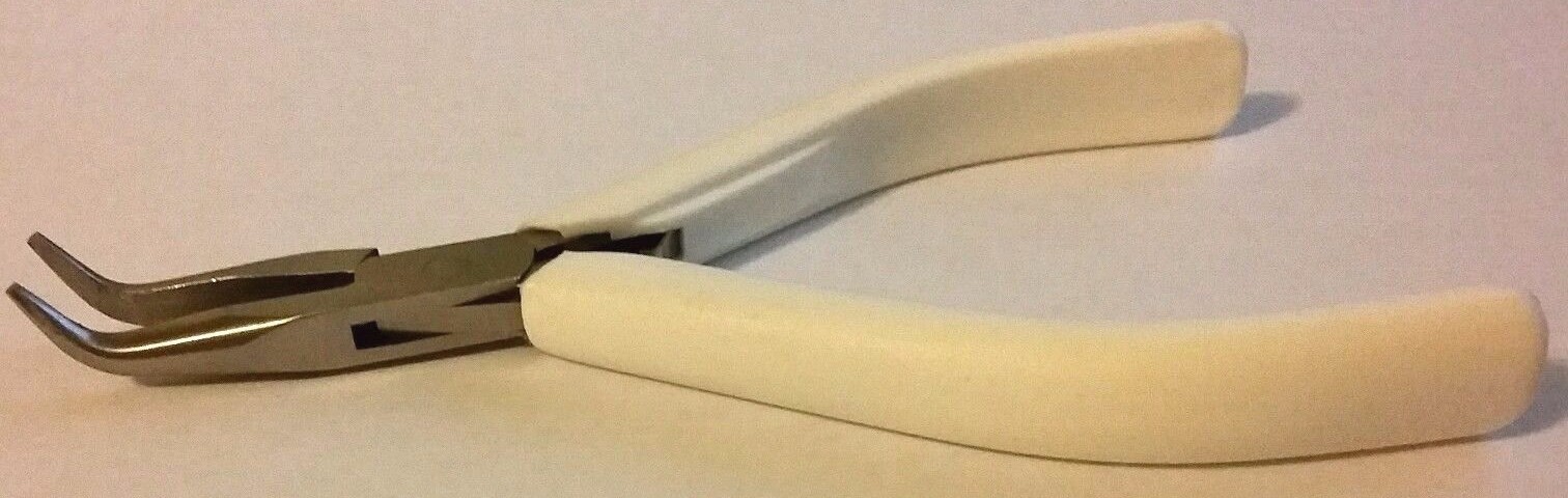 Chain Nose Plier Curved Tip 5″ – Made in Sweden
